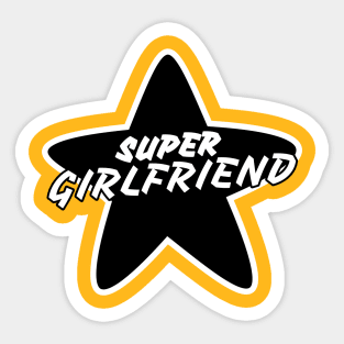 Super girlfriend-black version Sticker